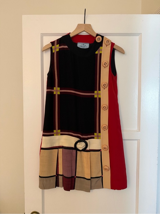 Prada Dresses & Skirts - Prada FW 2011 Runway Plaid Mini Dress